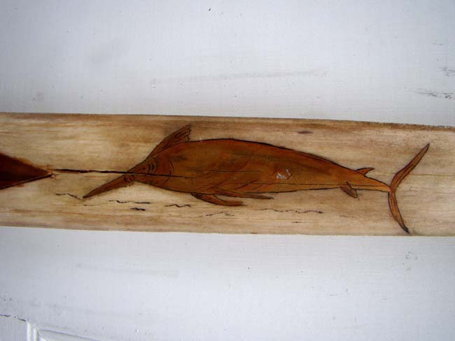 A large swordfish bill sword circa 1930-1940 — image 3